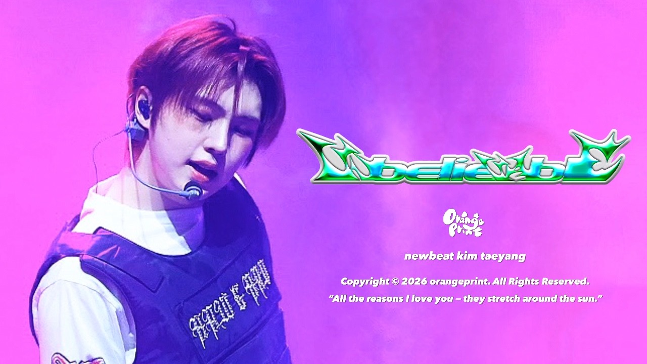[4K] 260301 NEWBEAT CONCERT in Daegu 'Unbelievable' 뉴비트 김태양 직캠 | KIMTAEYANG FanCam