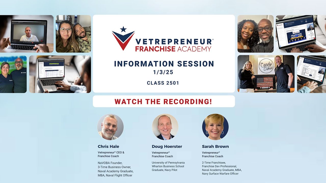 Vetrepreneur&reg; Franchise Academy Information Session - Class 2501
