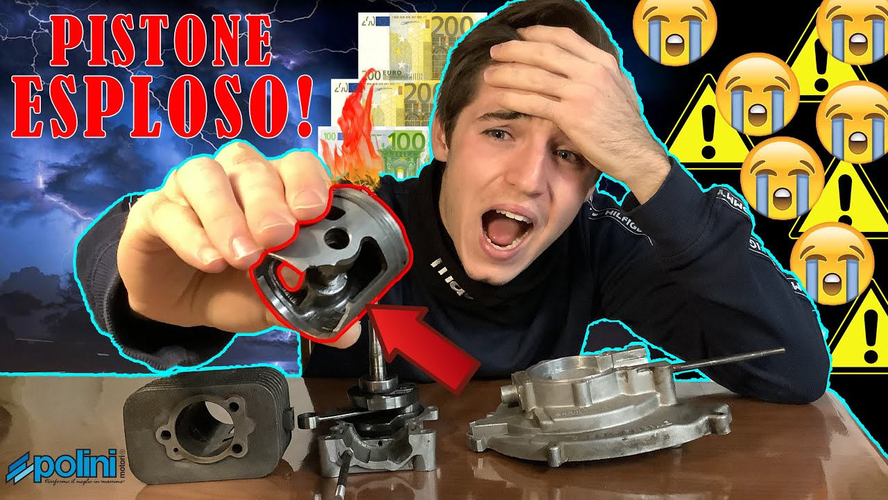 E' ESPLOSO il PISTONE! 😱 APERTURA BLOCCO 75 POLINI dopo la 