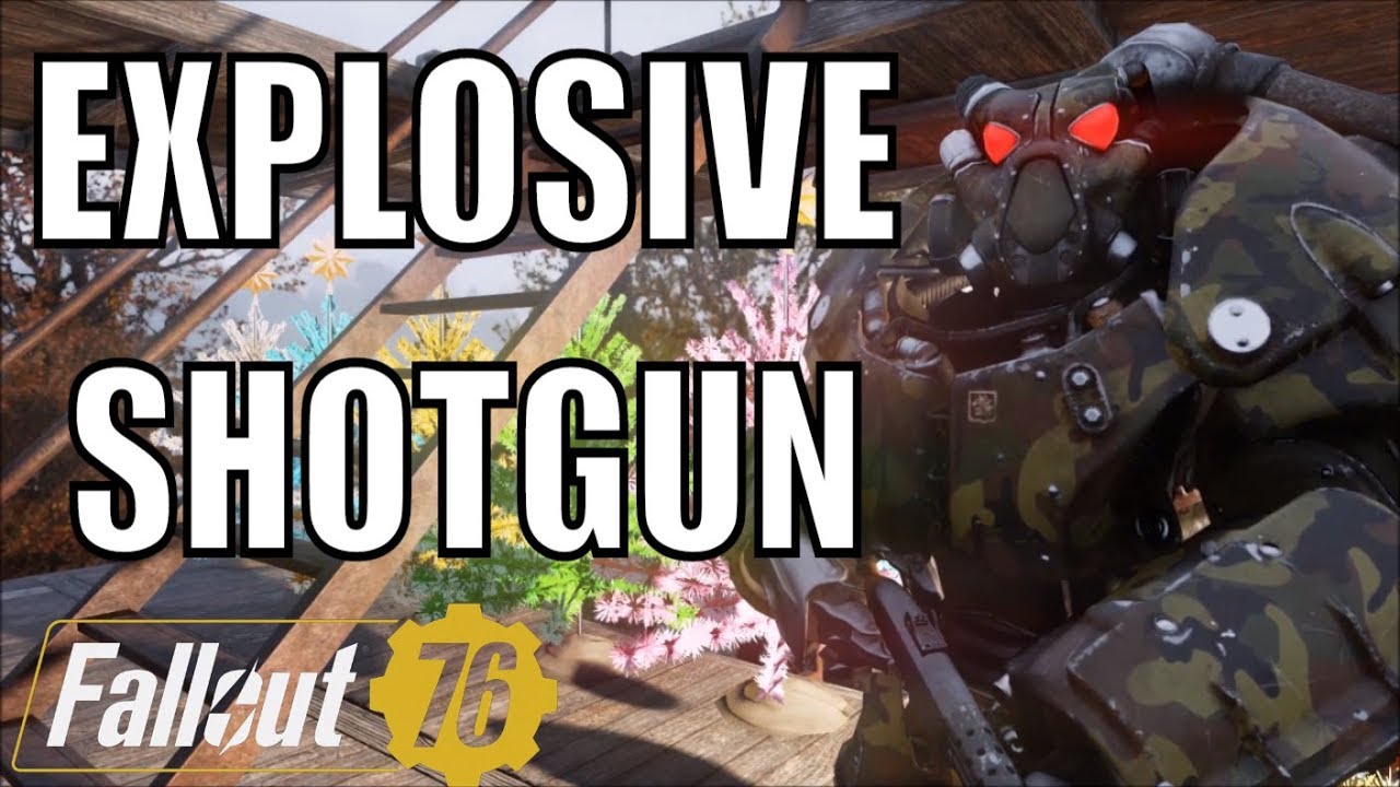 Fallout 76: Best Shotgun Build and Weapon Spotlight - Instigating Explosive Pump Action Shotgun