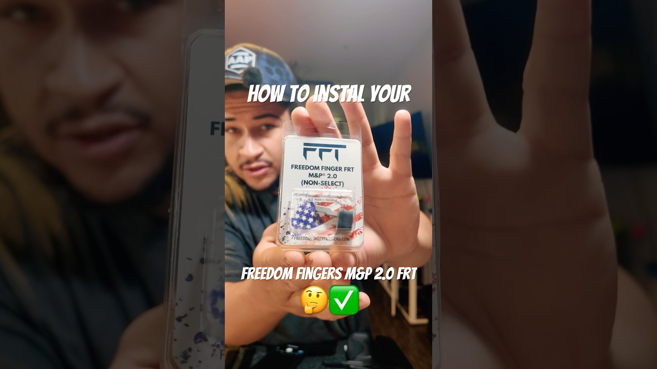 How to install a freedom fingers m&p 2.0 frt 🫡!!!! 