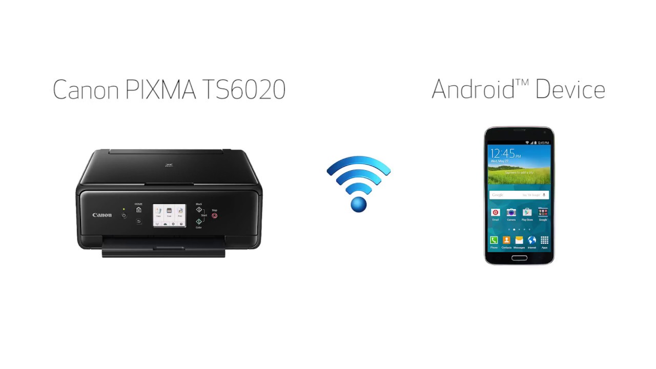 Canon PIXMA TS6020 - Easy Wireless Connect Method with an Android device