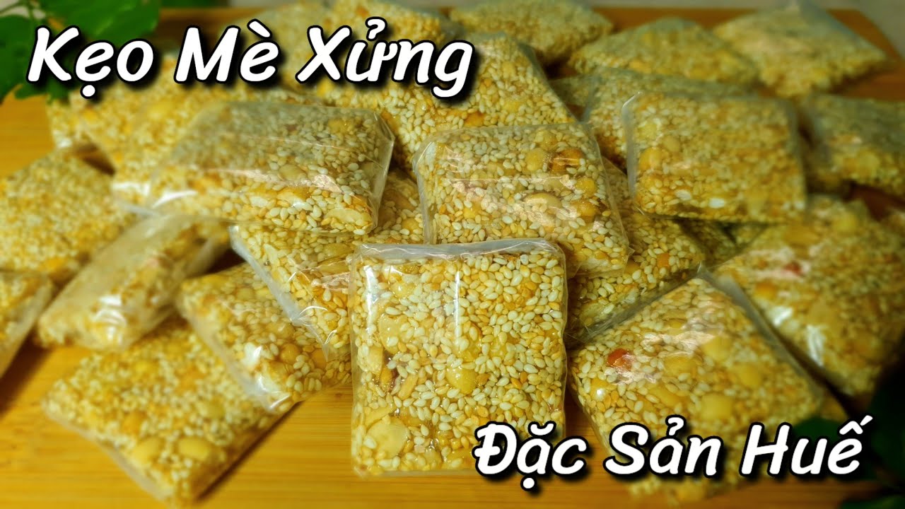 ✅Cách Làm Kẹo Mè Xửng Mềm Dẻo Đơn Giản Nhất | Lê Phúc Vlog