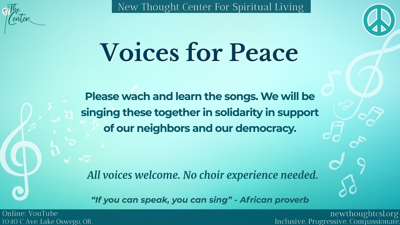 Voices For Peace - At the Center