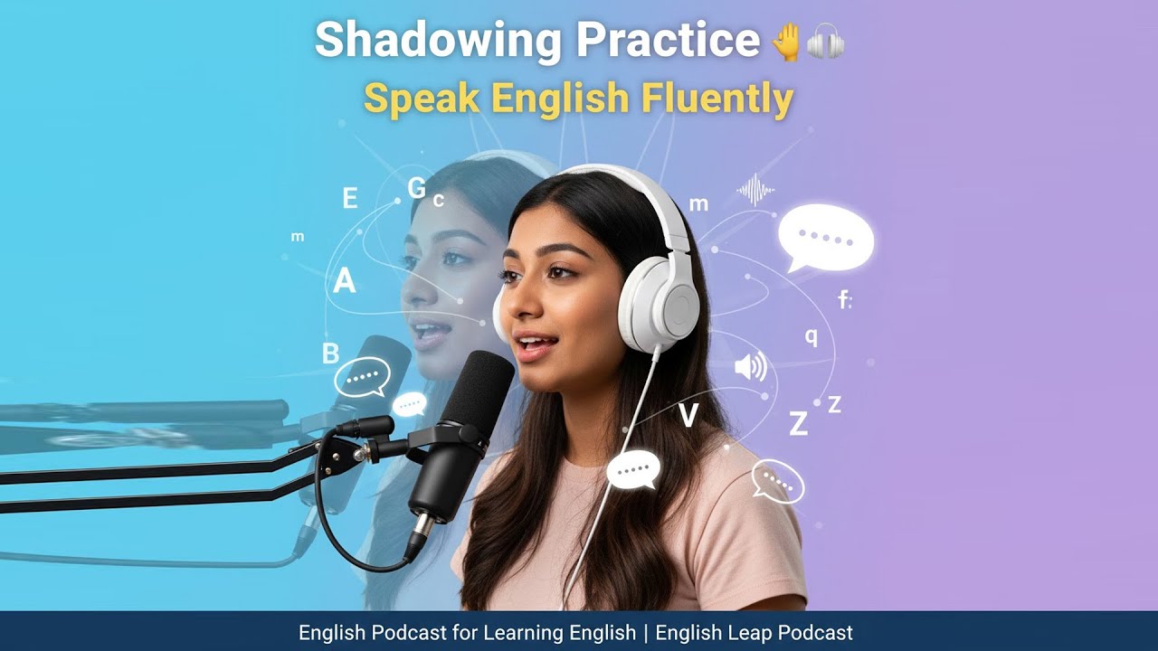 Shadowing English Speaking Practice | English Podcast for Learning English | English Leap Podcast
