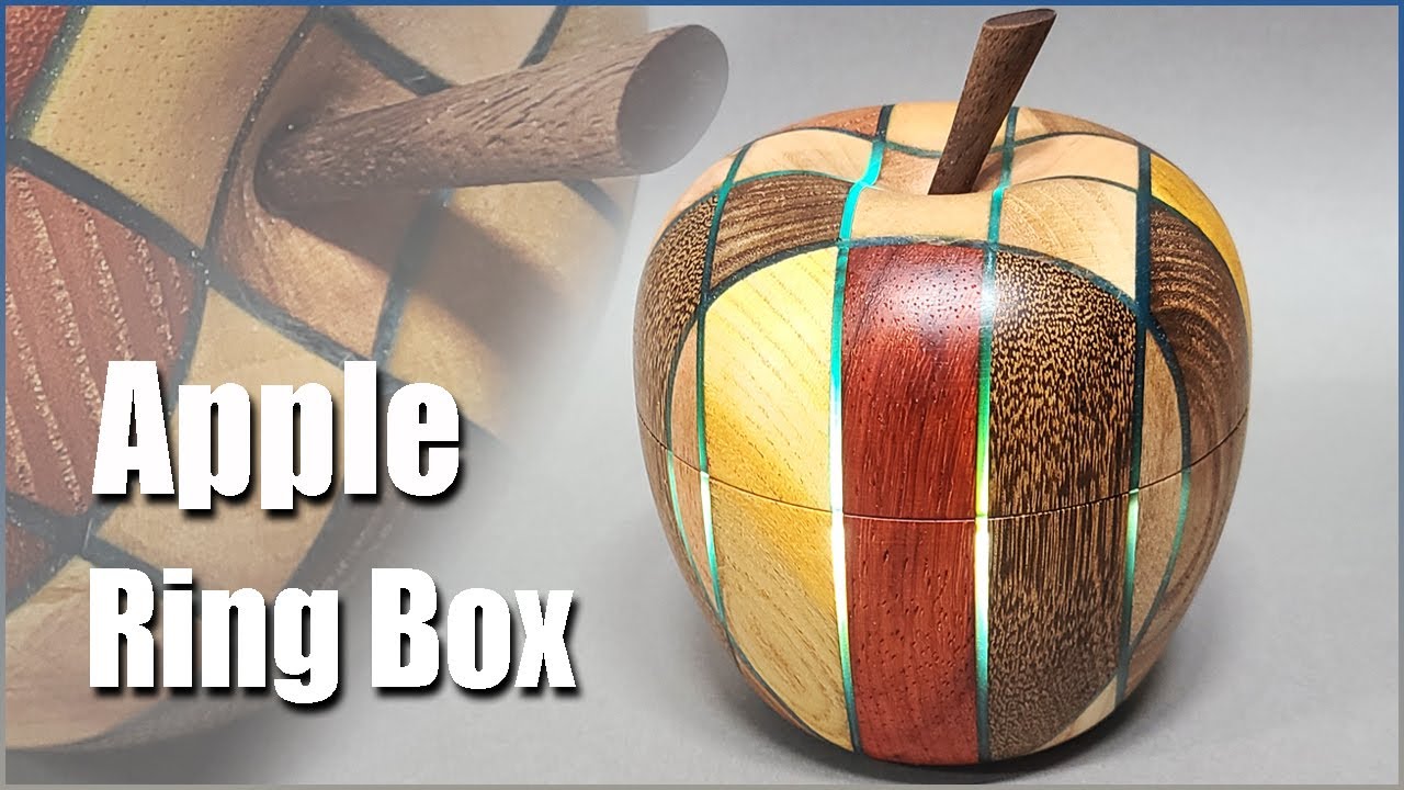 Apple Ring Box - Woodturning