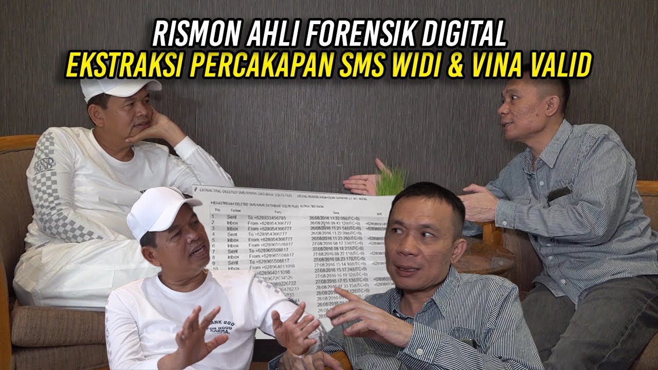 RISMON H SIANIPAR - AHLI FORENSIK DIGITAL : DATA EKSTRAKSI PERCAKAPAN WIDI DAN VINA VIA SMS VALID