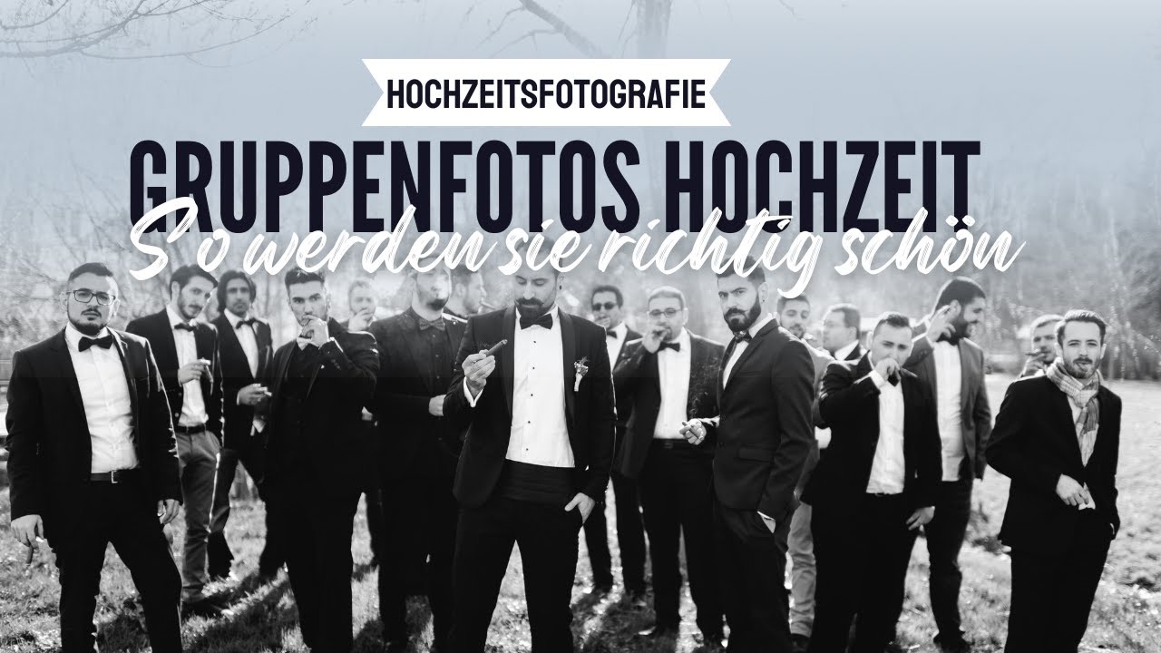 Gruppenfotos ganz einfach - Hochzeitsfotografie