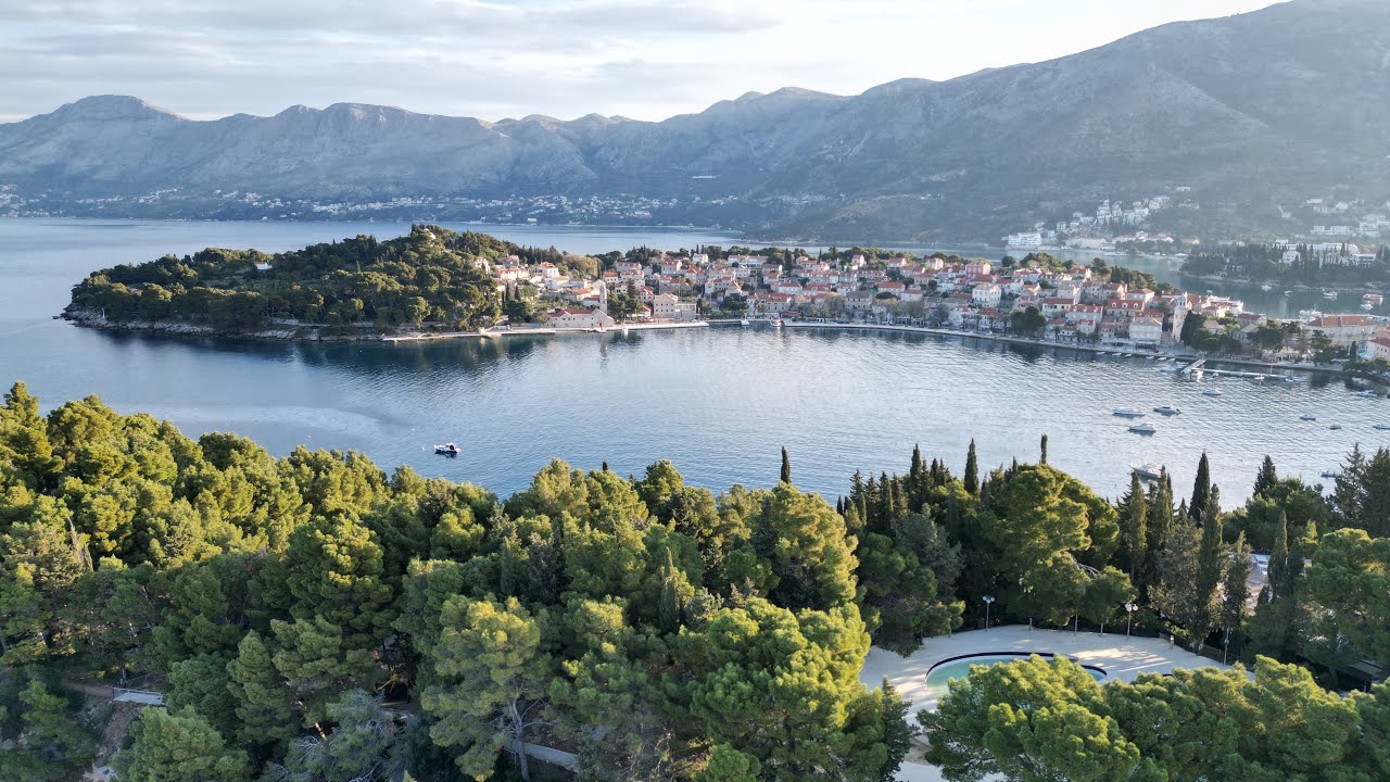 Cavtat, Croatia 🇭🇷 #travel #drone #croatia #adriatic #sia