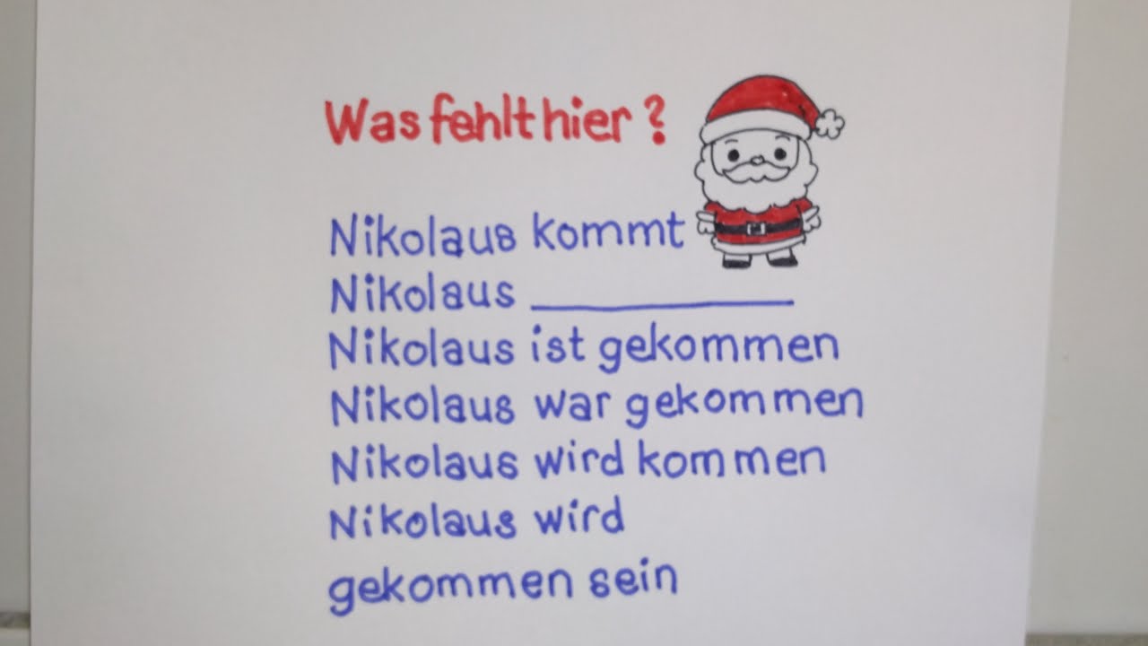 Kennst du die Zeitformen? 😱 Finde den fehlenden Tempus!Deutsch Grammatik D.5.D.1 Lehrplan 21