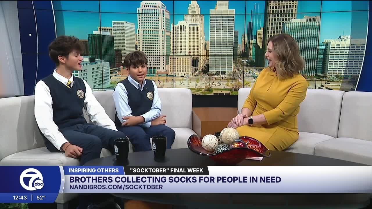 Live guest: Brothers collecting socks for people in need