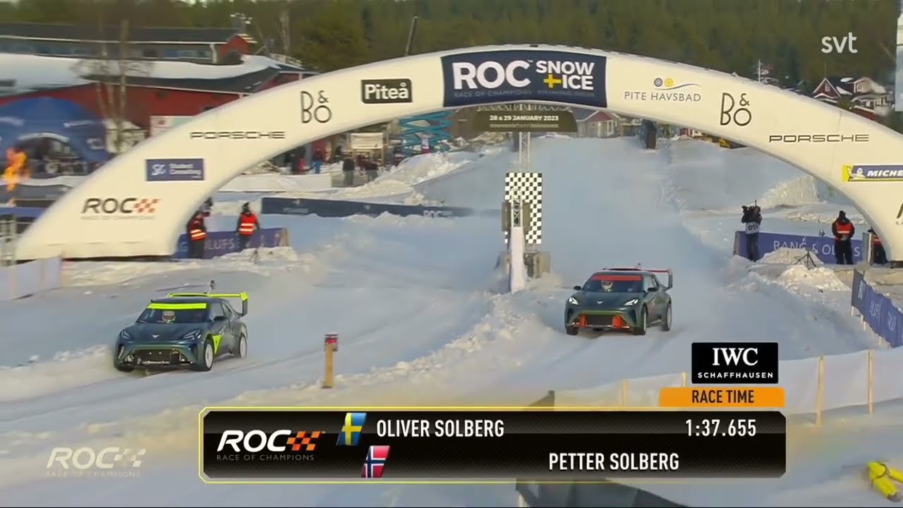 Race of Champions Sweden 2023: Petter Solberg vs Oliver Solberg (Father vs Son)