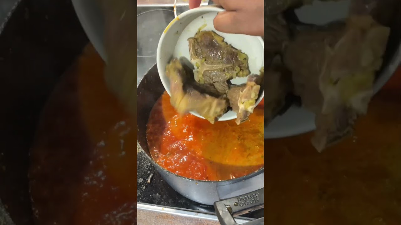 turkey and goat meat tomato stew  for dinner #twosleevers#food #everydaycooking #shortsvideo#fypage