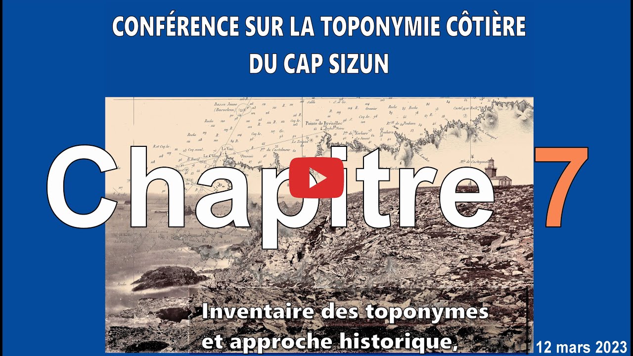 Chapitre 7 - Pêche et repères - Conférence toponymique côtière et histoire locale du Cap-Sizun