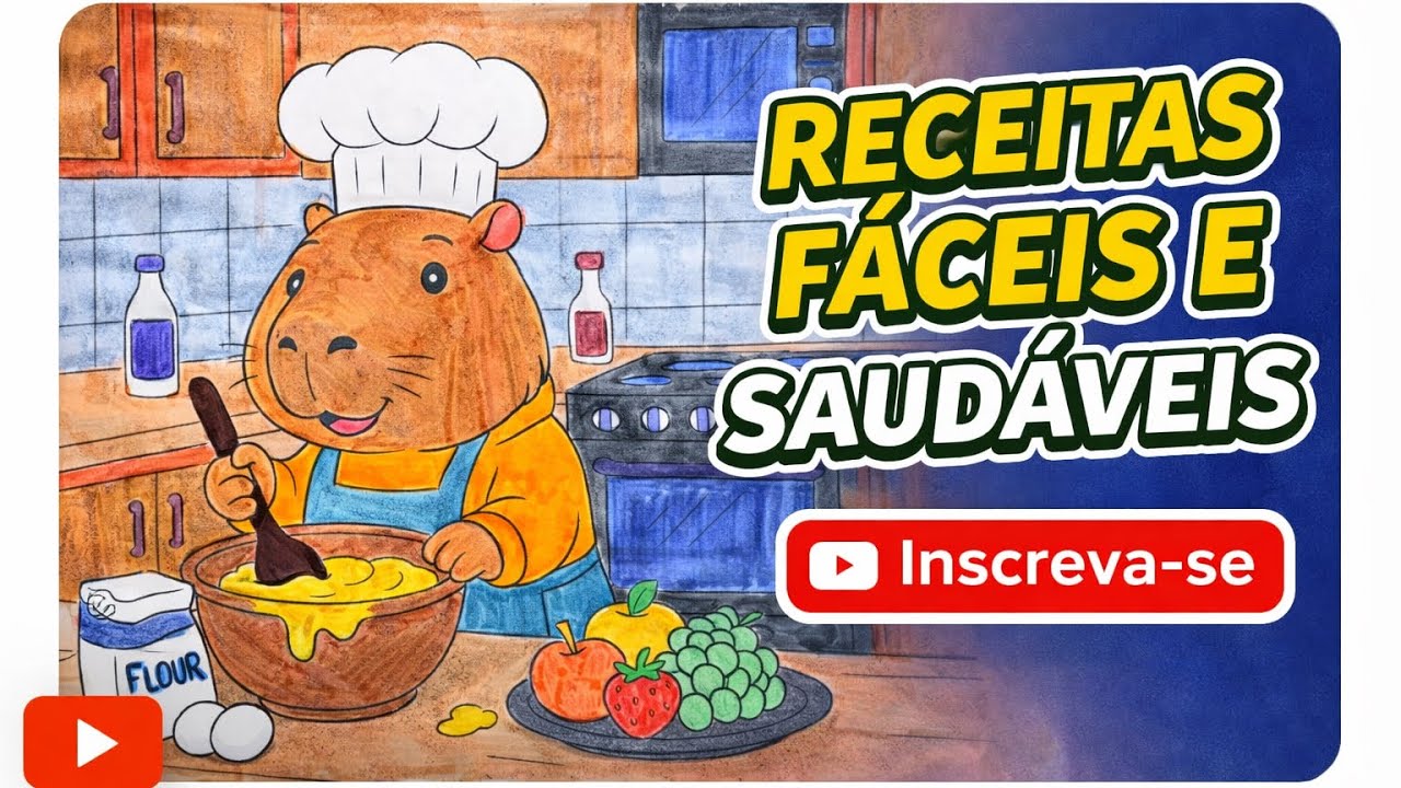 Capivara Chef 👩‍🍳🍰 | Receita Fácil e Divertida para Crianças