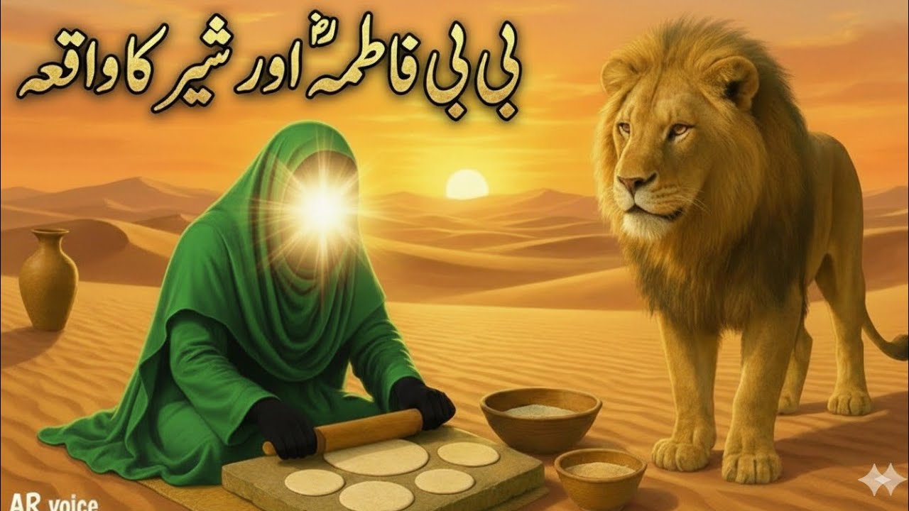 Bibi Fatima رضی اللہ تعالی عنہ Aur Sher ka Waqia | Hazrat Muhammad صلی اللہ علیہ وآلہ وسلم ka Sabar 