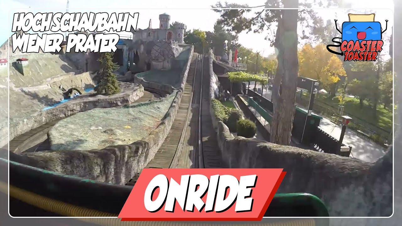 Hochschaubahn - Wiener Prater | historische Holzachterbahn | POV