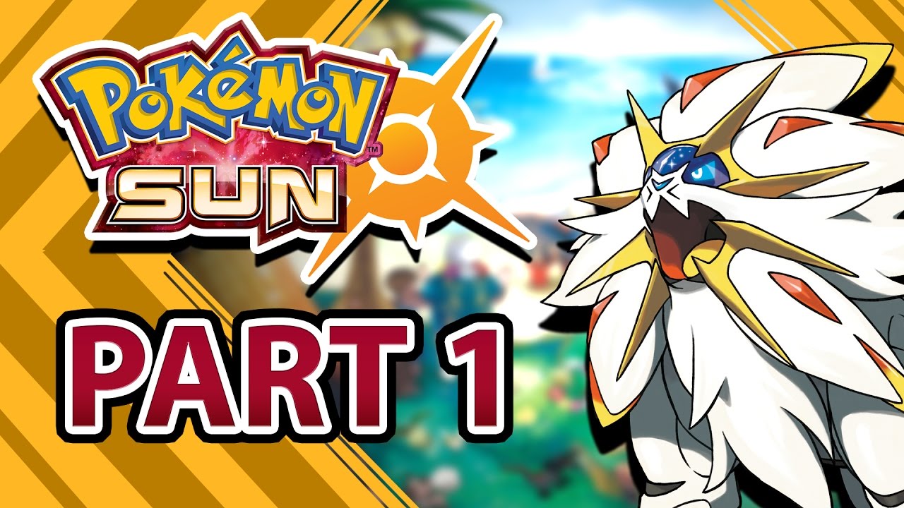 Pokemon Sun and Moon FULL Playthrough Part 1