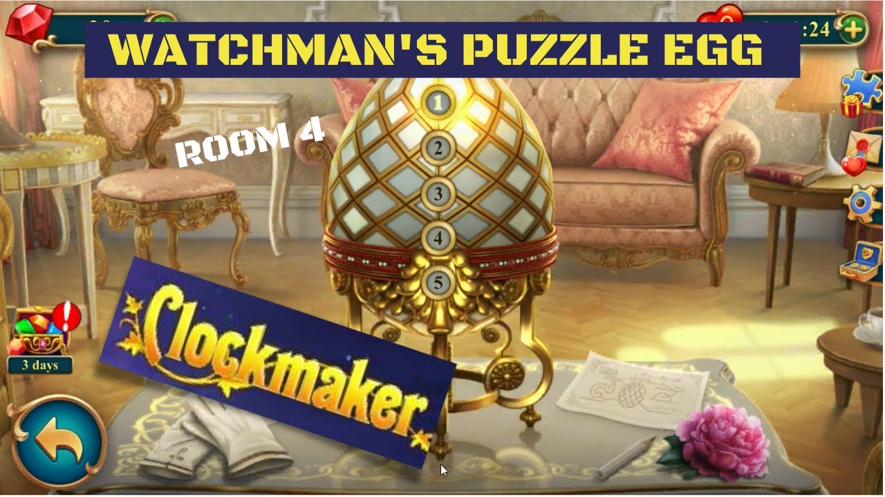 How to play Clockmaker Watchman's Puzzle Egg 5 bonus levels