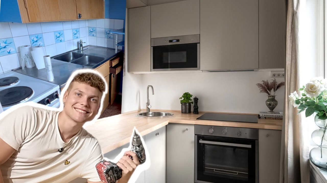 Komplett Köksbygge IKEA Metod - MAGISK Före & Efter Förvandling
