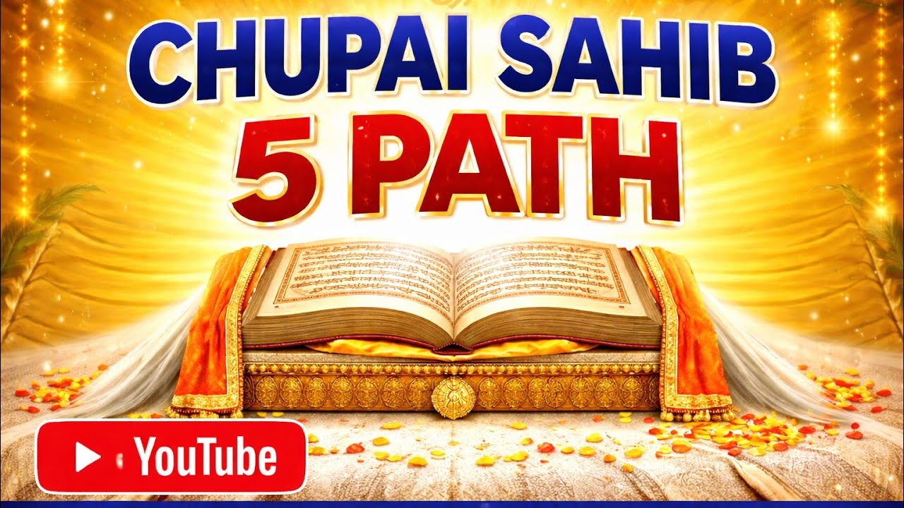 Chaupai Sahib 5 Path Live | Powerful Nitnem Path for Protection & Peace | GURBANISOUL1313