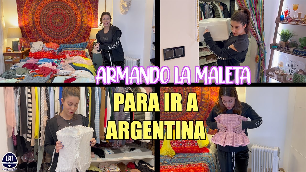 ARMO MI MALETA PARA IRME A ARGENTINA🇦🇷 Martina D´Antiochia