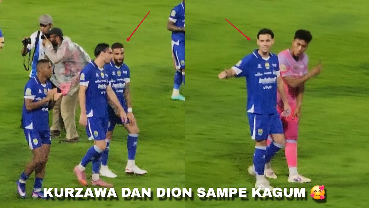 Layvin Kurzawa terlihat takjub!! Dion Markx menyapa BOBOTOH!! After match PERSIB vs Malut United 2-0
