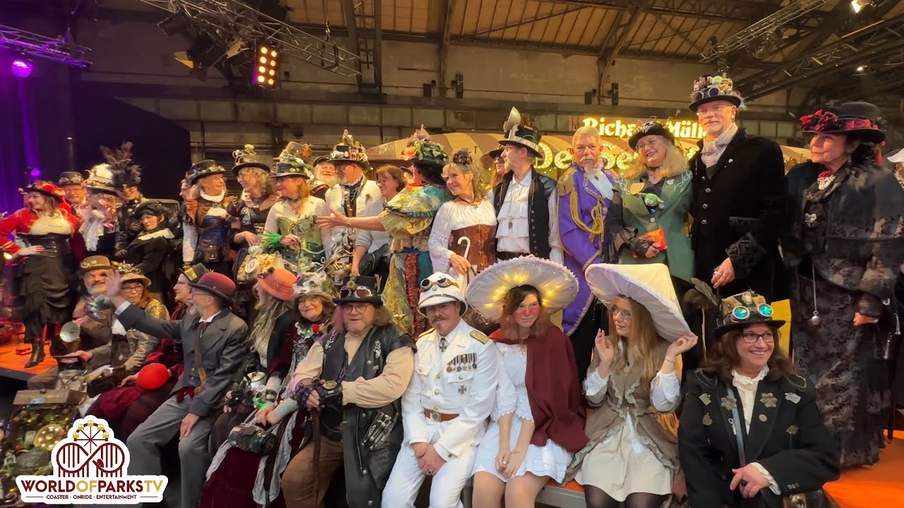 15. Historischer Jahrmarkt & 8. Steampunk Jahrmarkt Bochum 2024 Jahrhunderthalle Impressionen Onride