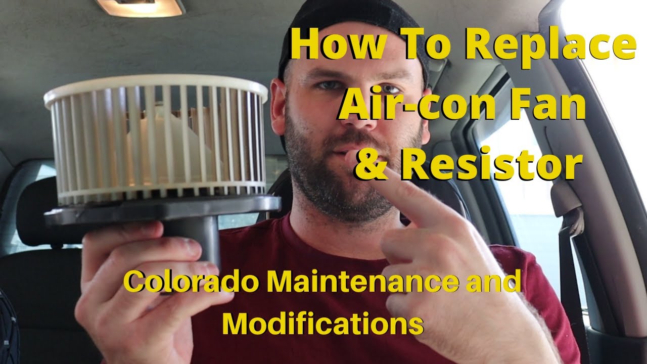 How to Replace Cabin Aircon Fan & Resistor | Colorado MnM Series