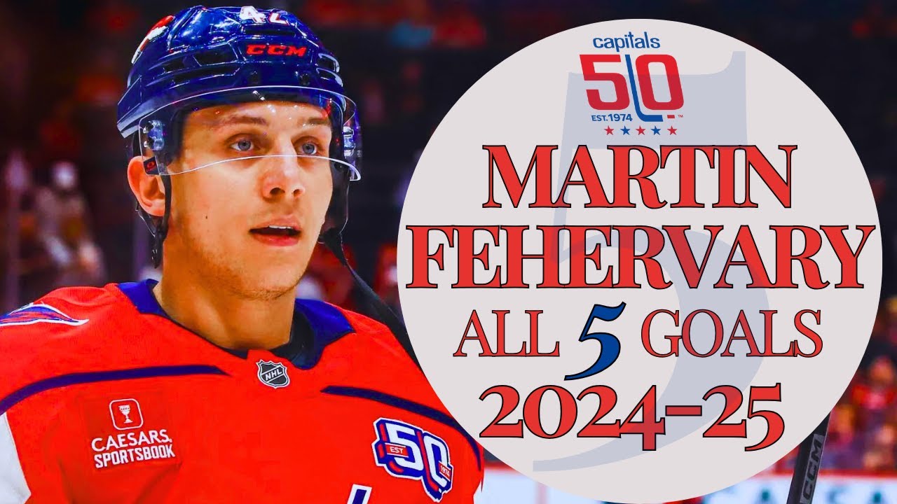 Martin Fehervary All (5) Goals 2024-25 | Capitals Highlights