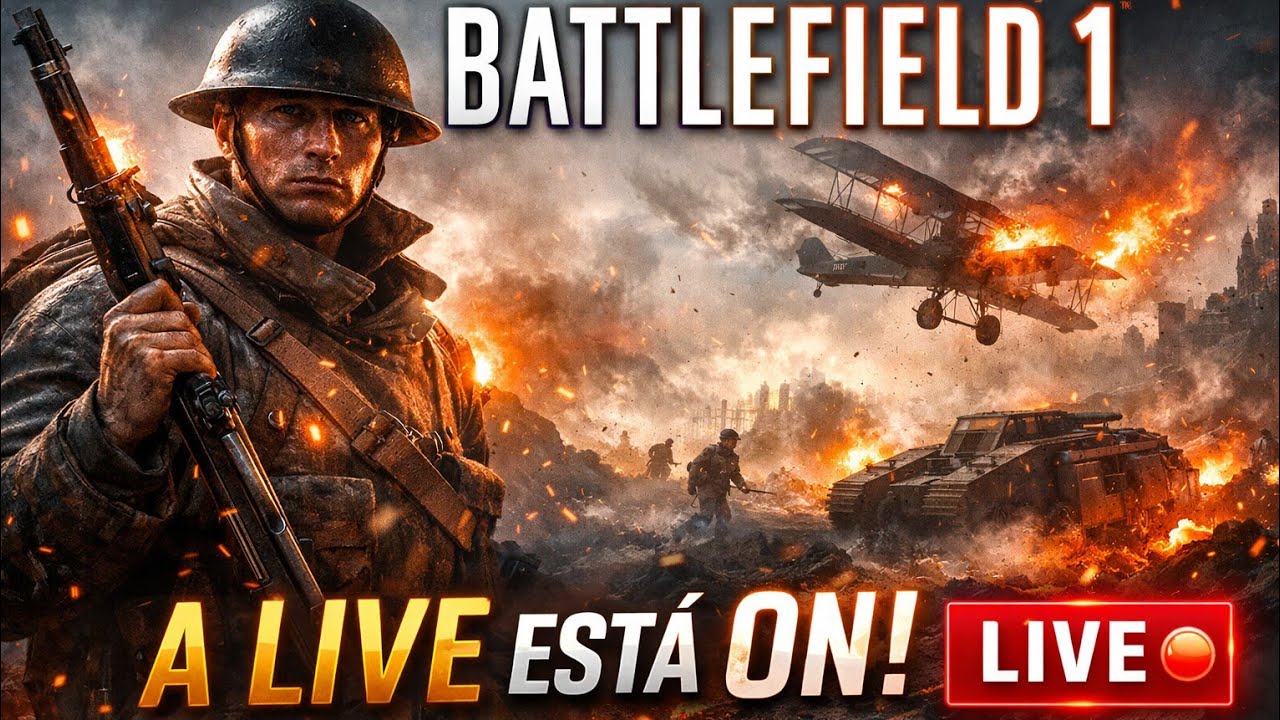 🔴LIVE BR🔴 Battlefield 1 pt-br #1 (Ps4)