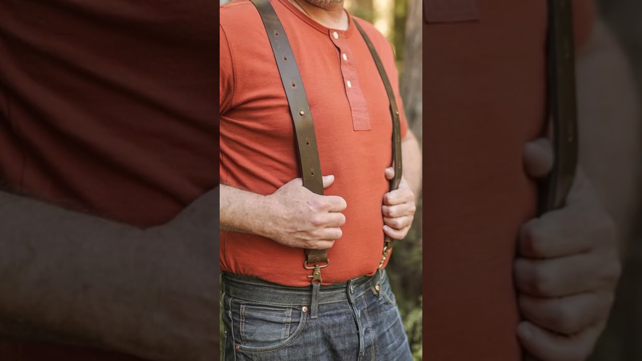 Hook &lsquo;em up! Suspenders with Lobster Hooks