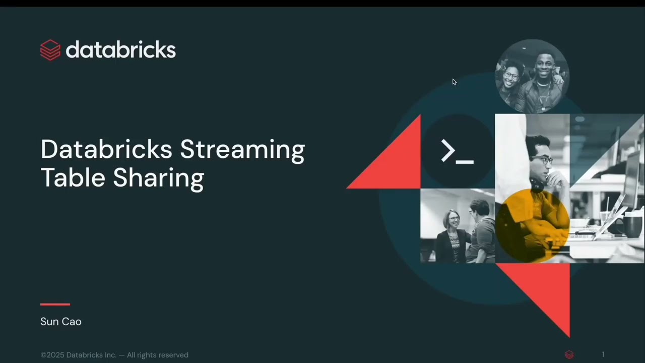 Databricks Streaming Table Sharing
