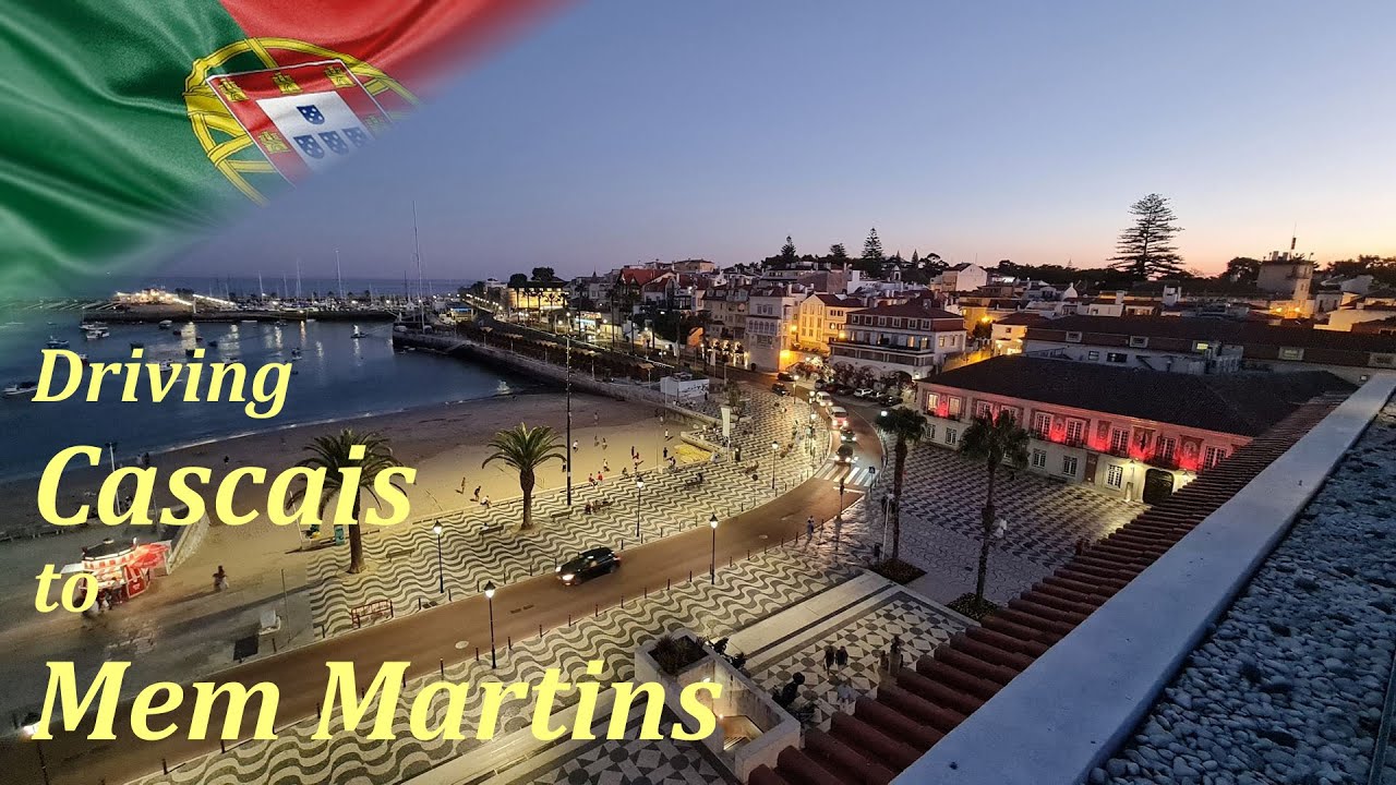ROAD TRIP FROM CASCAIS A MEM MARTINS (SINTRA), PORTUGAL, DRIVING, DJI OSMO ACTION,  TRAVEL