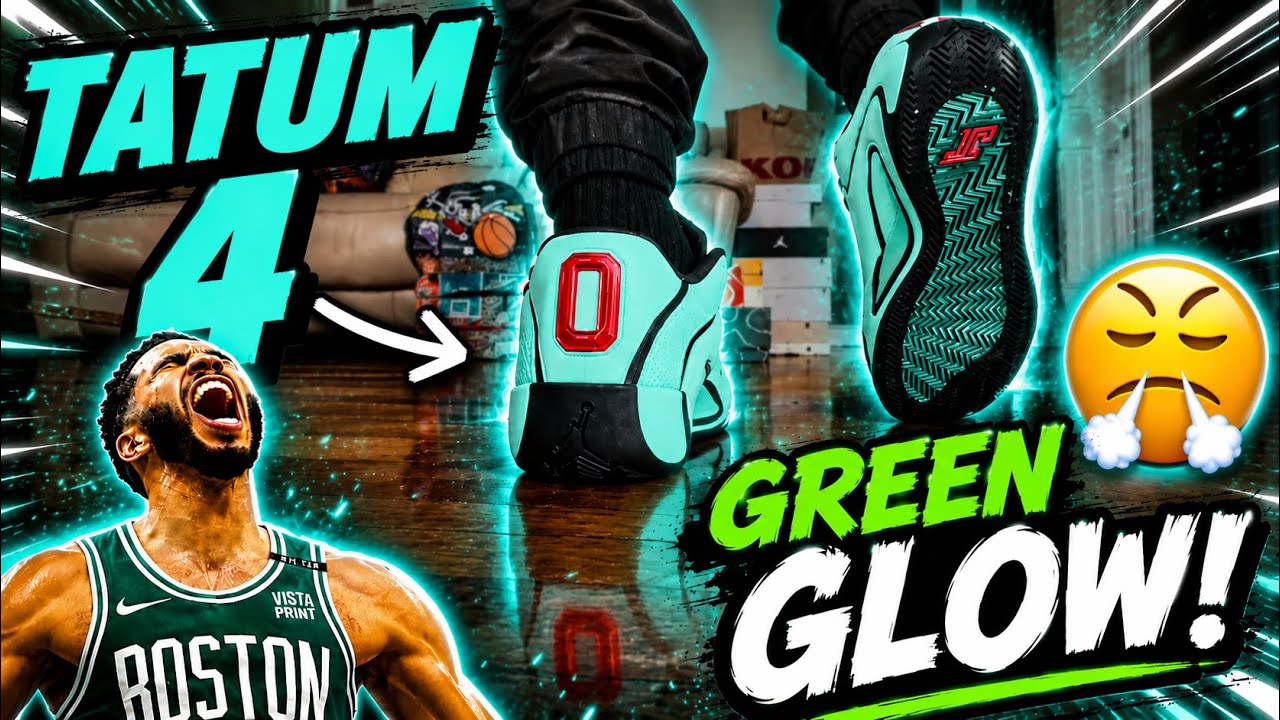 Unboxing The Jordan Tatum 4 Green Glow: First Impressions!
