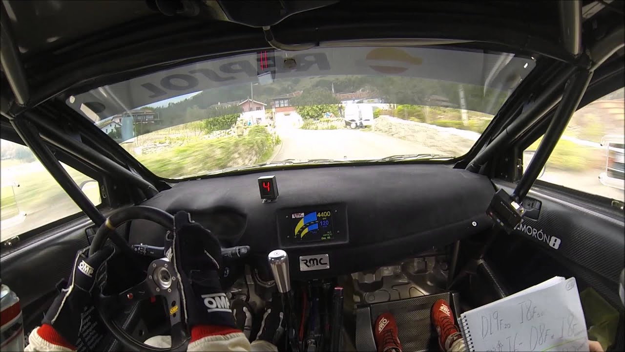 On board Cristian García - Rebeca Liso (Rallye Llanes 2015)