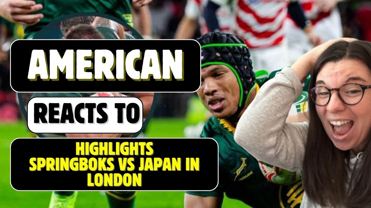 American Reacts to Highlights: Springboks vs Japan in London