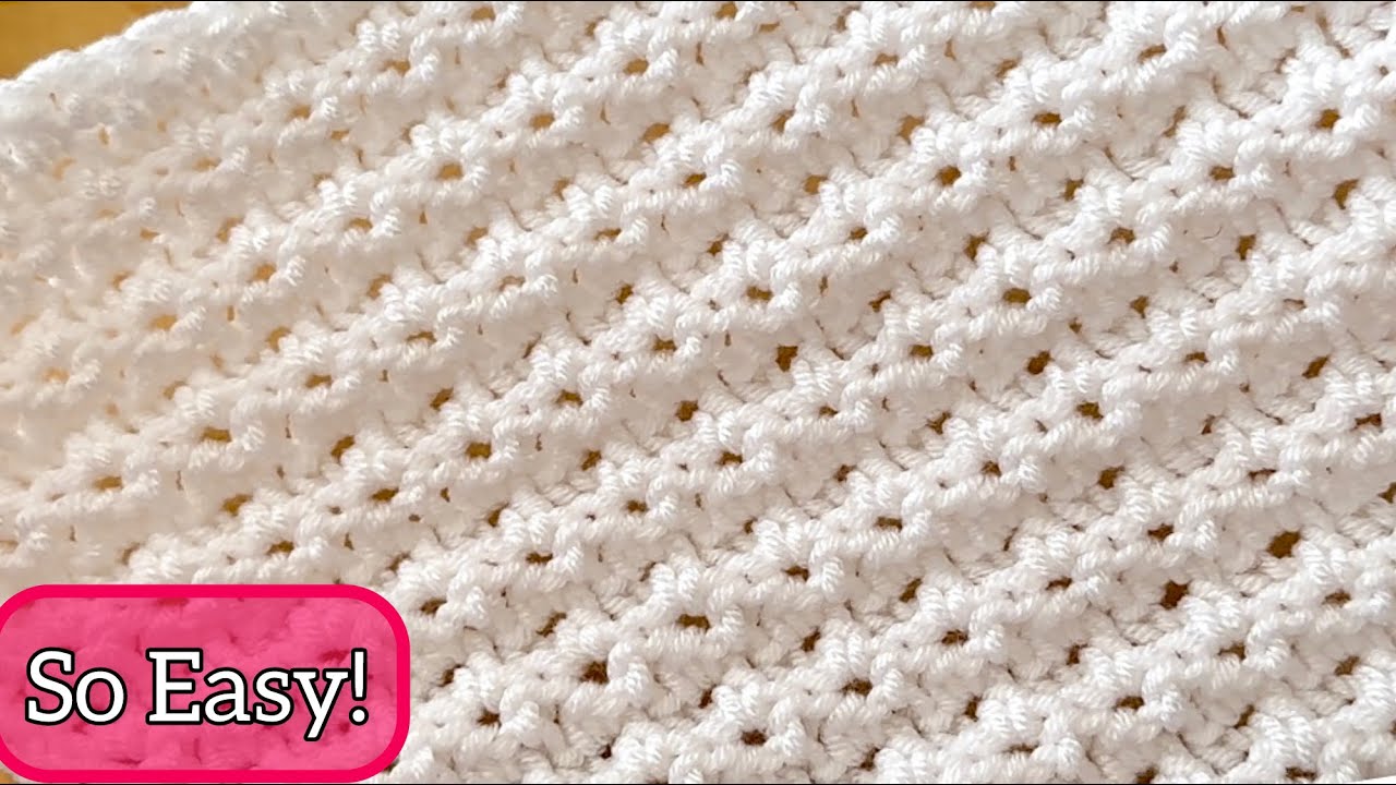 The Easiest Crochet Stitch That Went VIRAL! Perfect for Beginners/ So Beautiful & Simple!