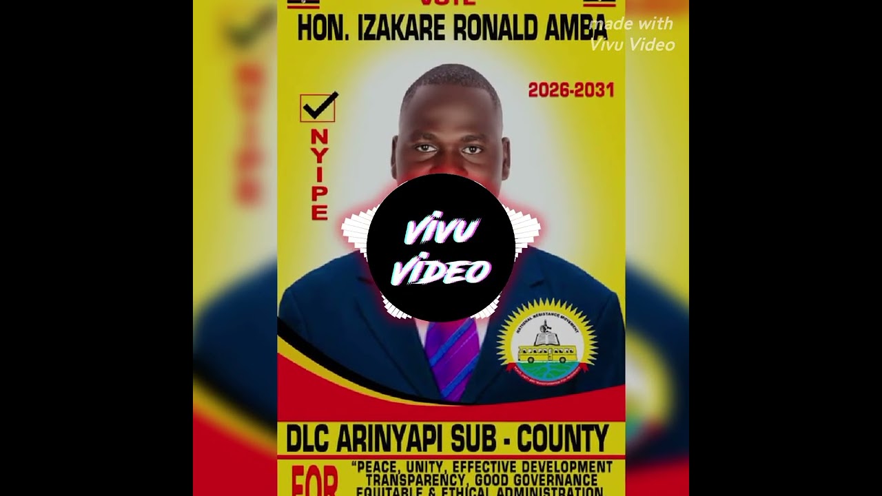 HON IZAKARE RONALD AMBA DLC ARINYAPI SUB-COUNTY 2026_2031