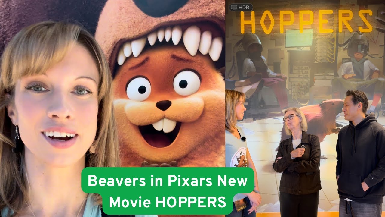 Interview with Pixar’s Hoppers Creators | Talking Real Beavers, Wildlife & Storytelling