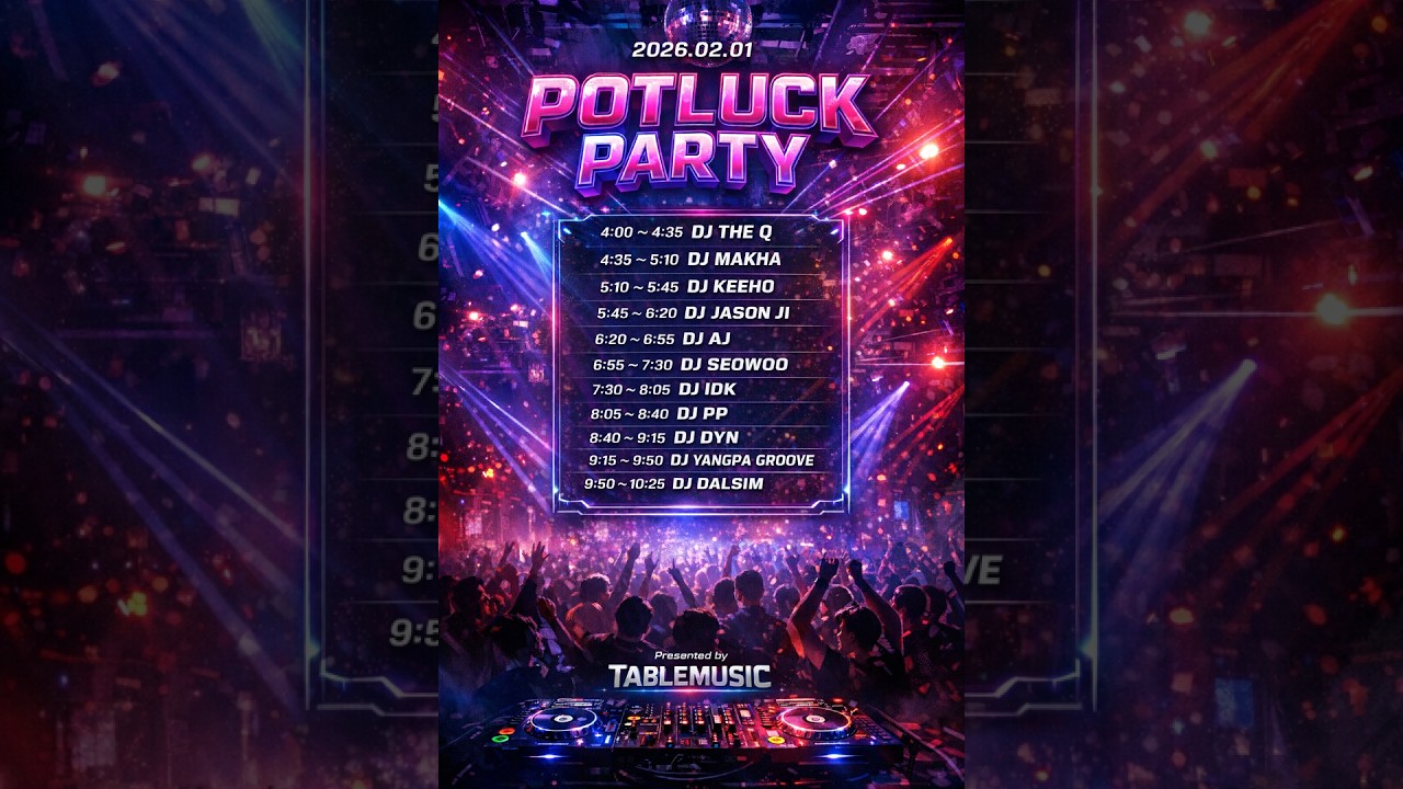 TABLEMUSIC POTLUCK PARTY