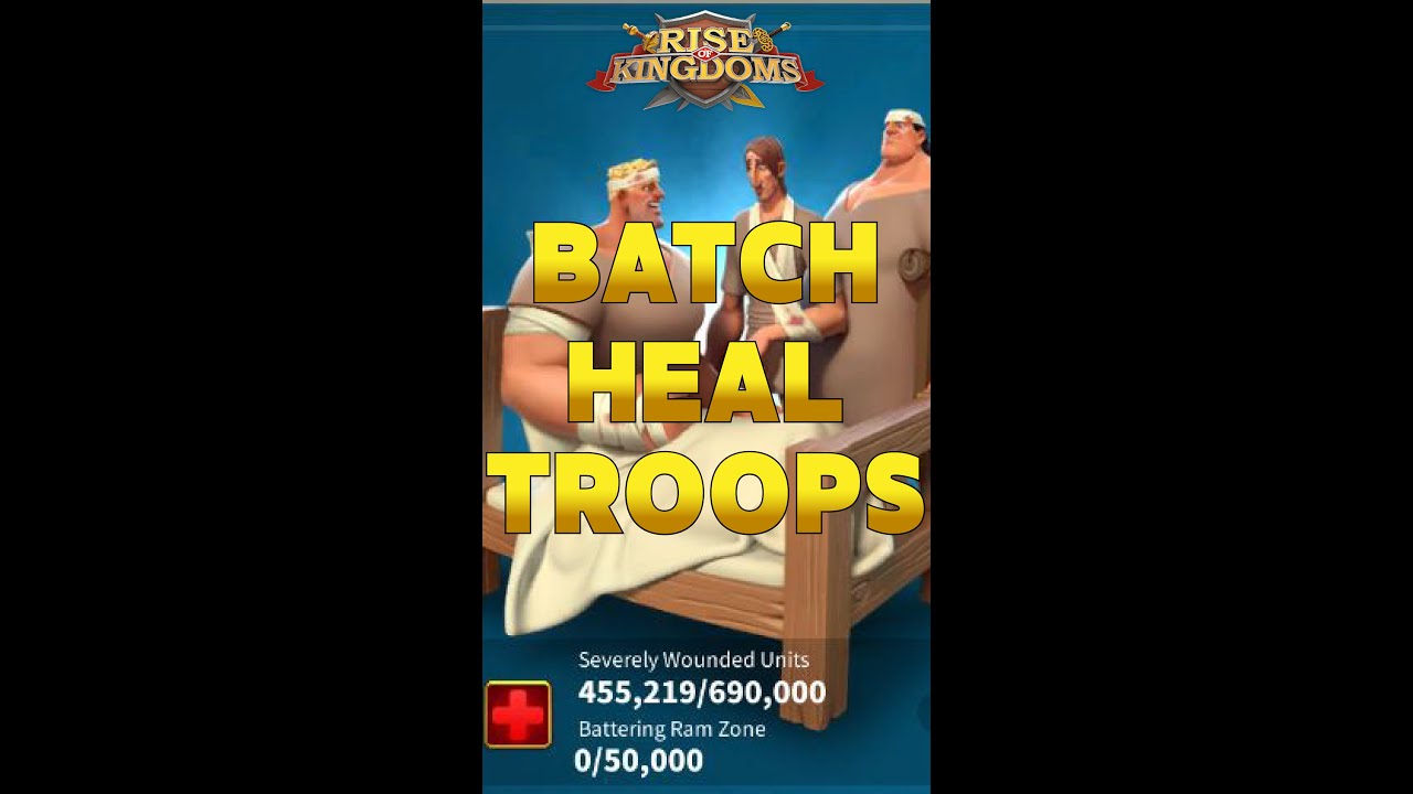 Healing Trick EVERYONE Should Know! |  Rise of Kingdoms