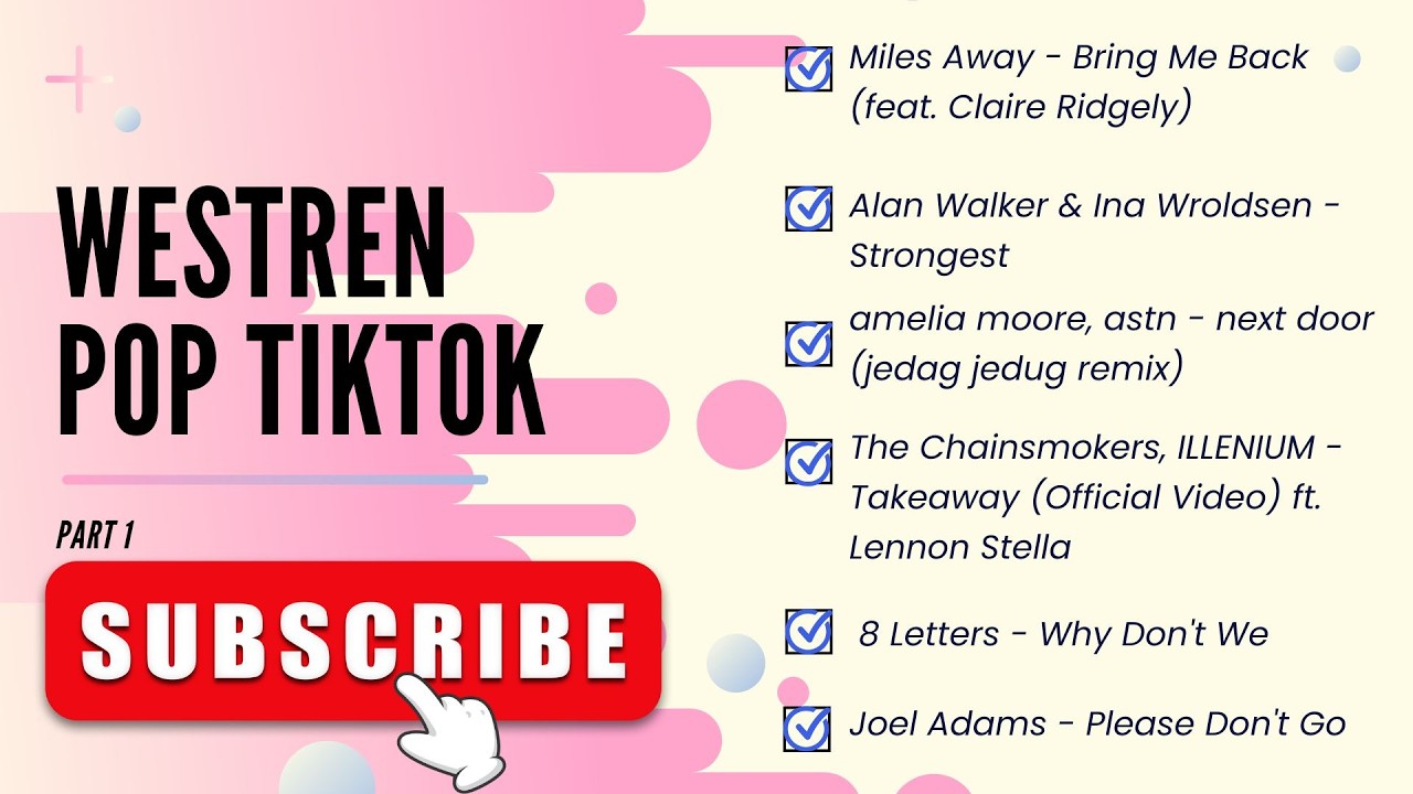 Lagu Cocok untuk Berkendara - Western Pop TikTok