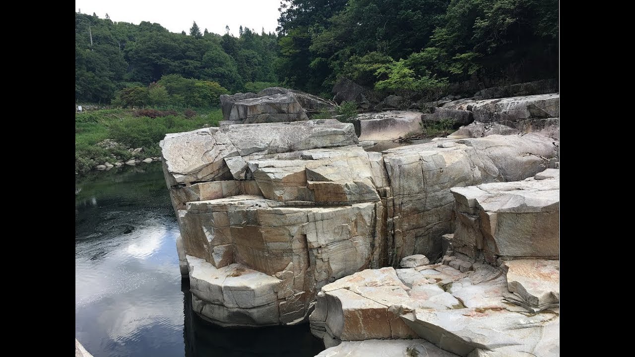 寝覚ノ床 　長野県木曽　Nezame No Toko, Kiso, Nagano, Japan