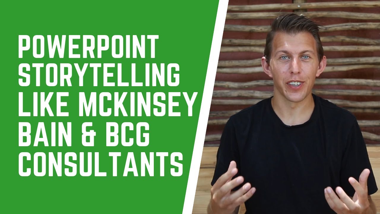 Рассказывание историй в PowerPoint, как у McKinsey, Bain и BCG Strategy Consultants