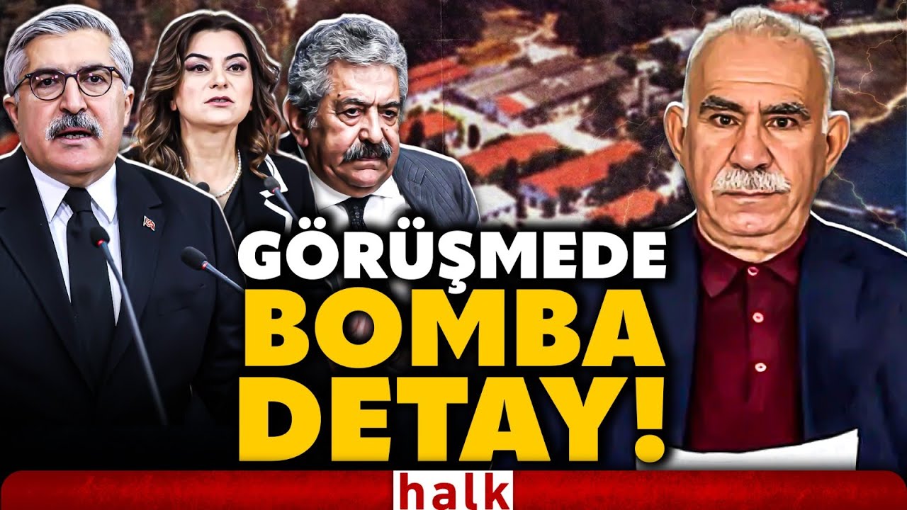 AKP, MHP ve DEM Parti'li vekiller İmralı'da bunları konuşmuş! CHP detayı yeri yerinden oynatır!