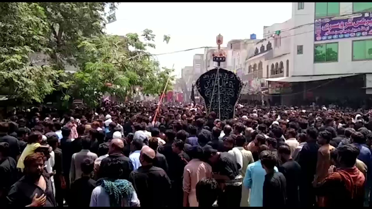 Arifwala muharram ka matami juloos ki baramdagi | Arifwala Muharram ka jaloos or taboot,zuljana,Alam