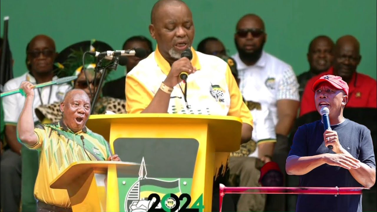 Gwede Mantashe Mocking Julius Malema :ANC MANIFESTO LAUNCH 2024