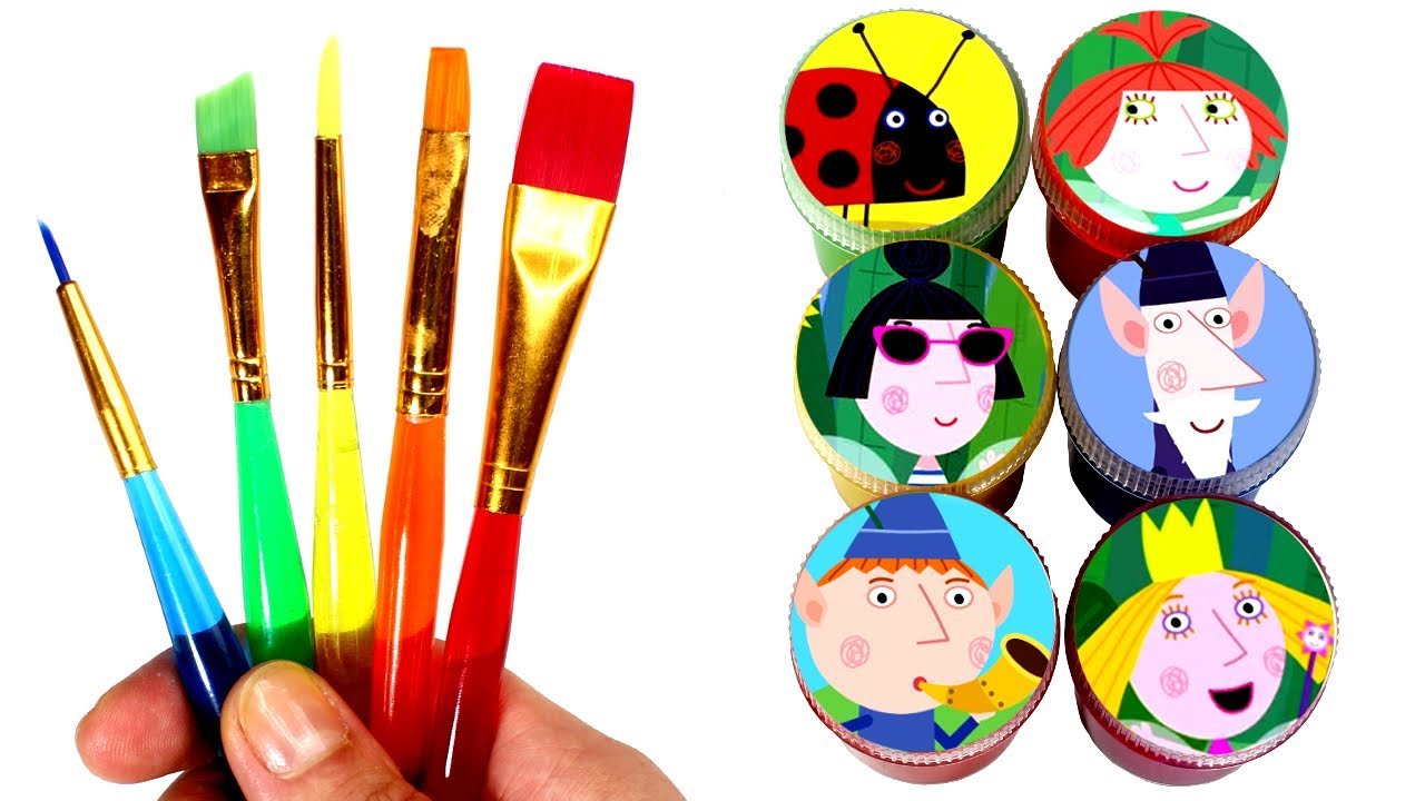 Drawing & Painting Ben and Holly Learn Colors with Ben, Holly Elf Wise Old Elf Surprise Toys