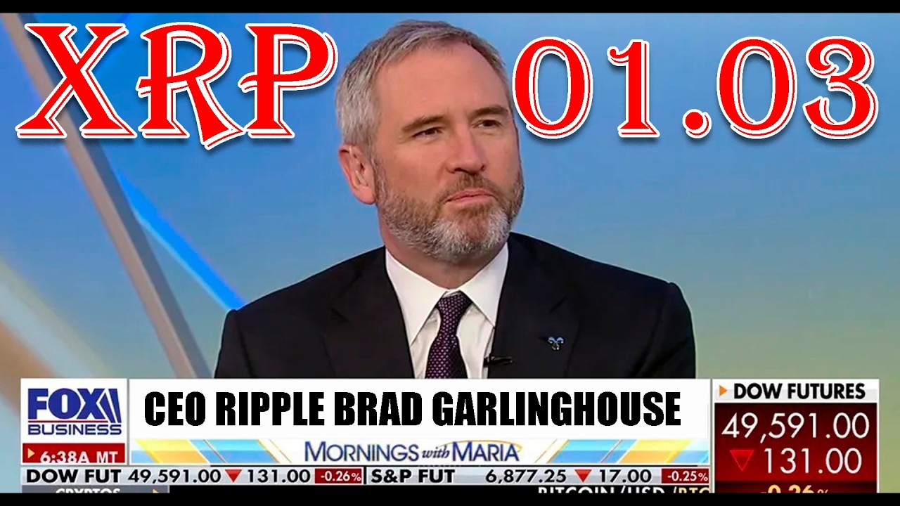 RIPPLE XRP: Brad Garlinghouse интервью на Fox Business